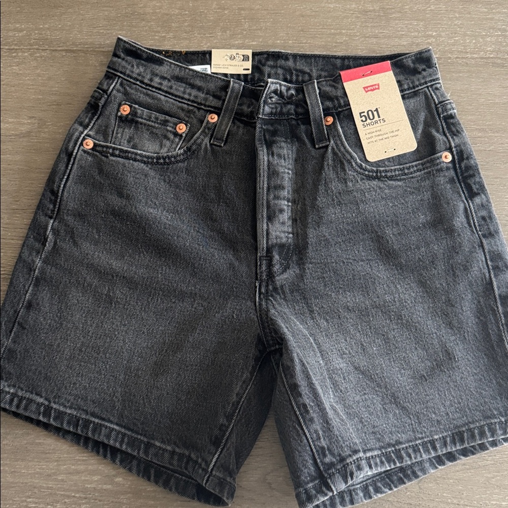 Levi's black Denim Shorts